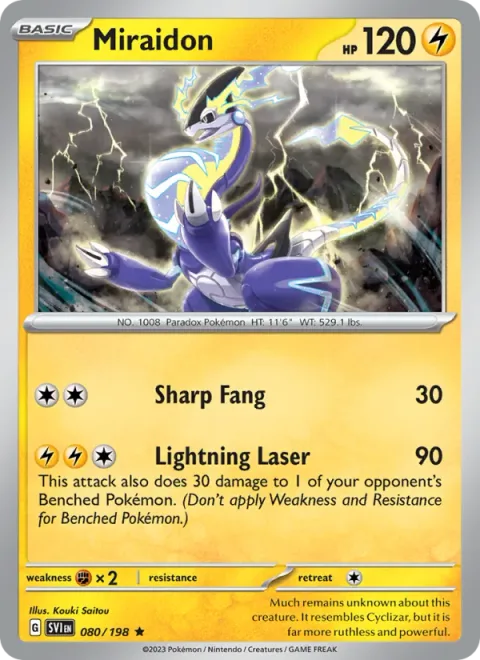 Miraidon [Sharp Fang | Lightning Laser]