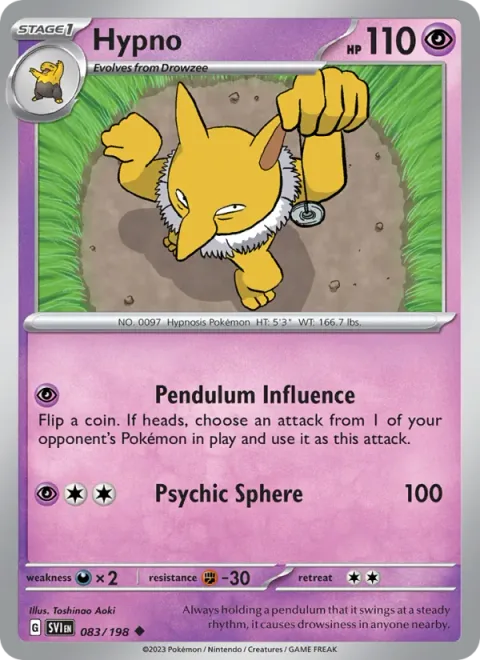 Hypno [Pendulum Influence | Psychic Sphere]