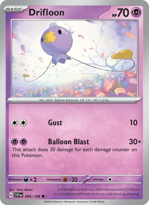 Drifloon [Gust | Balloon Blast]