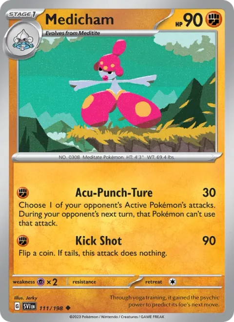 Medicham [Acu-Punch-Ture | Kick Shot]