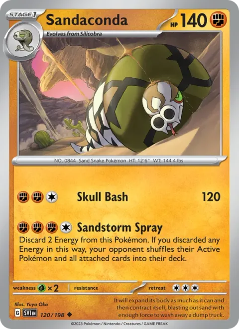 Sandaconda [Skull Bash | Sandstorm Spray]