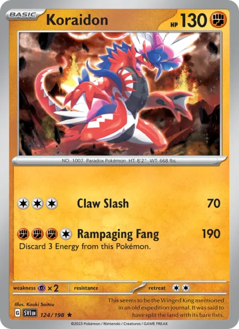 Koraidon [Claw Slash | Rampaging Fang]