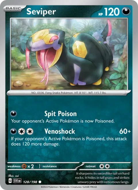 Seviper [Spit Poison | Venoshock]