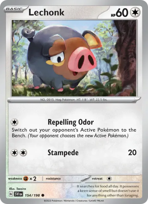 Lechonk [Repelling Odor | Stampede]