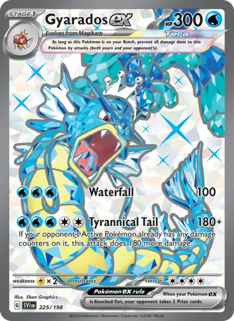 Gyarados ex [Waterfall | Tyrannical Tail]