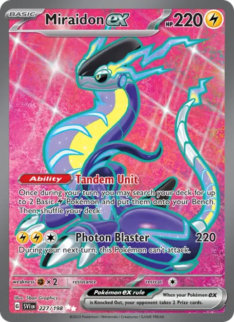 Miraidon ex [Tandem Unit | Photon Blaster]