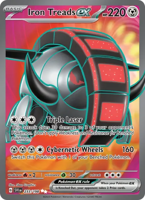 Iron Treads ex [Triple Laser | Cybernetic Wheels]