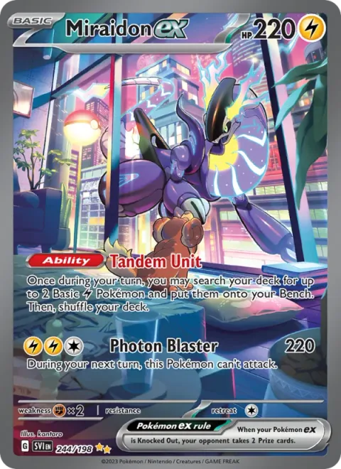 Miraidon ex [Tandem Unit | Photon Blaster]