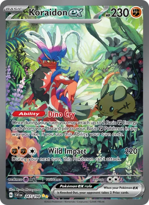 Koraidon ex [Dino Cry | Wild Impact]