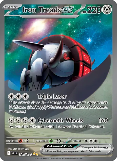 Iron Treads ex [Triple Laser | Cybernetic Wheels]