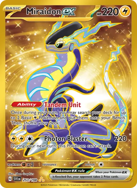 Miraidon ex [Tandem Unit | Photon Blaster]