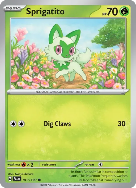 Sprigatito [Dig Claws]