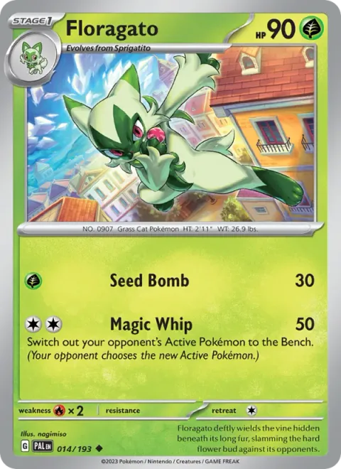 Floragato [Seed Bomb | Magic Whip]