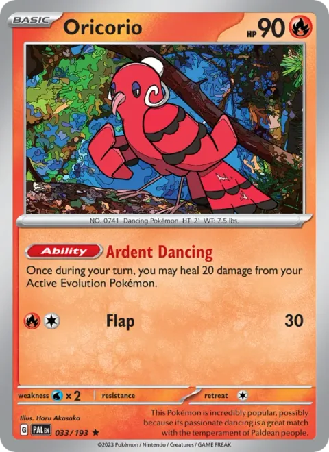 Oricorio [Ardent Dancing | Flap]