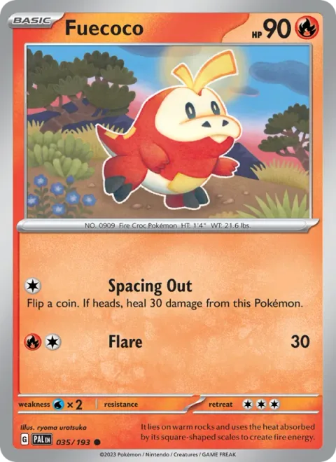 Fuecoco [Spacing Out | Flare]