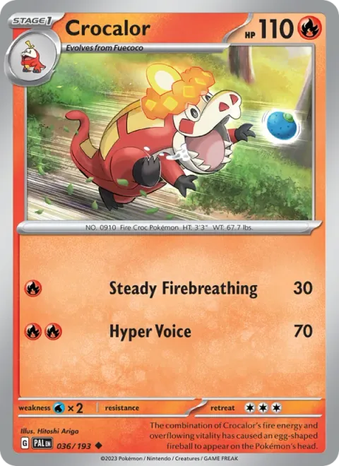 Crocalor [Steady Firebreathing | Hyper Voice]