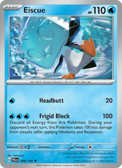 Eiscue [Headbutt | Frigid Block]
