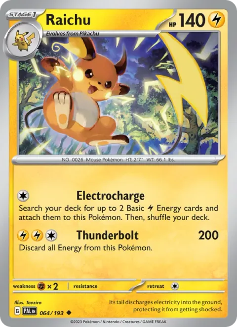 Raichu [Electrocharge | Thunderbolt]