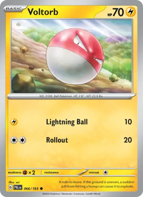 Voltorb [Lightning Ball | Rollout]