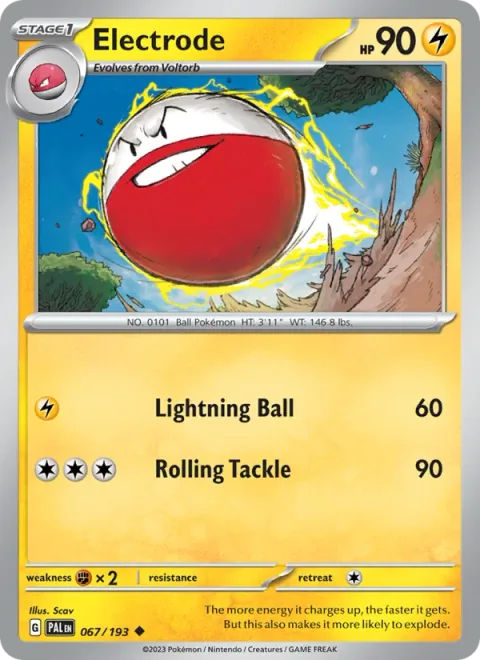 Electrode [Lightning Ball | Rolling Tackle]