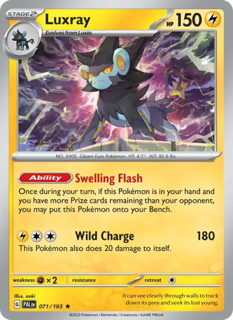 Luxray [Swelling Flash | Wild Charge]