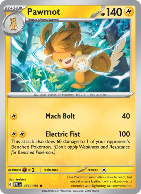 Pawmot [Mach Bolt | Electric Fist]