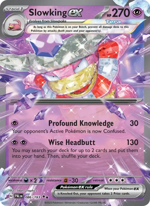 Slowking ex [Profound Knowledge | Wise Headbutt]