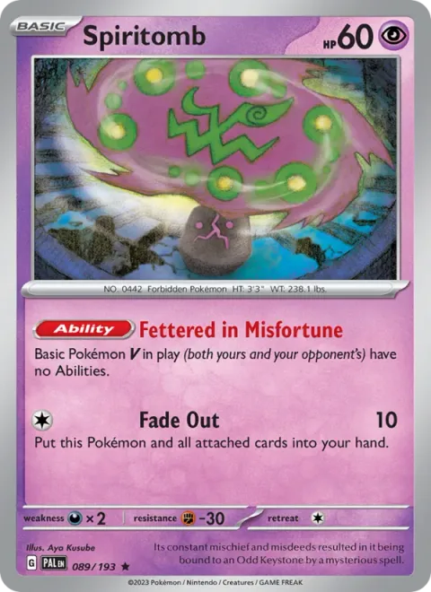Spiritomb [Fettered in Misfortune | Fade Out]
