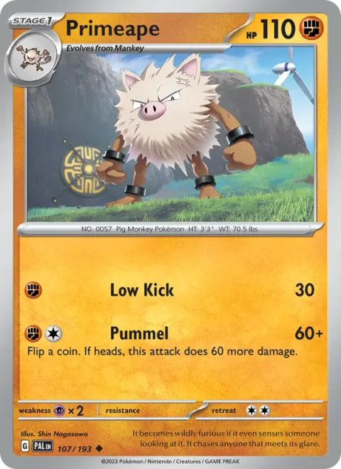 Primeape [Low Kick | Pummel]