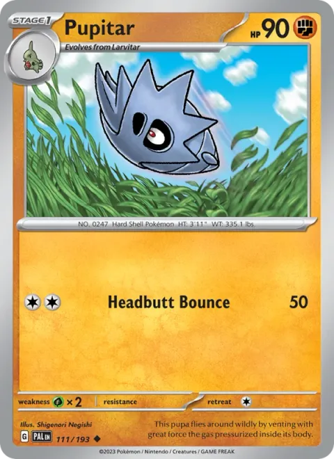 Pupitar [Headbutt Bounce]