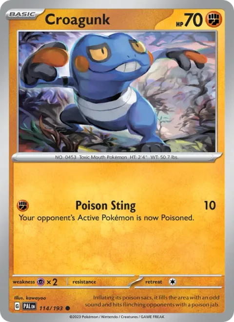 Croagunk [Poison Sting]