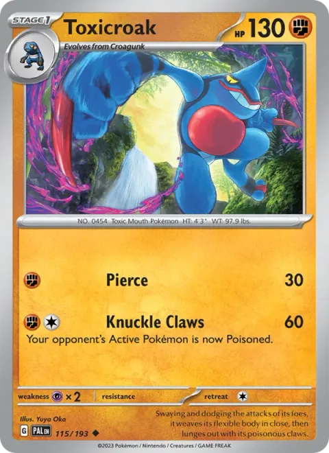 Toxicroak [Pierce | Knuckle Claws]