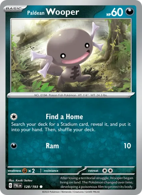 Paldean Wooper [Find a Home | Ram]