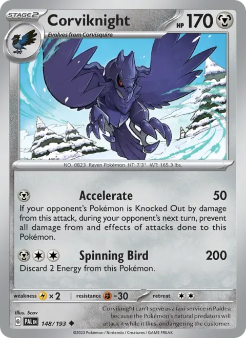 Corviknight [Accelerate | Spinning Bird]