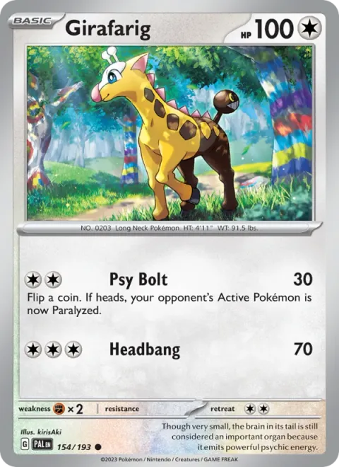 Girafarig [Psy Bolt | Headbang]