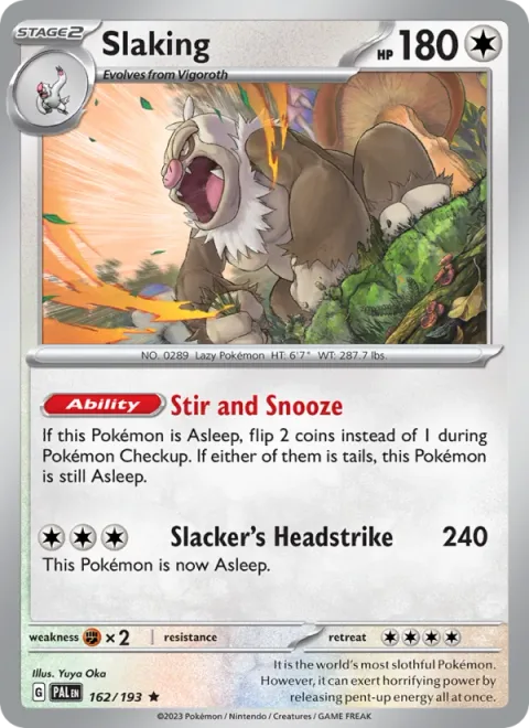 Slaking [Stir and Snooze | Slacker's Headstrike]