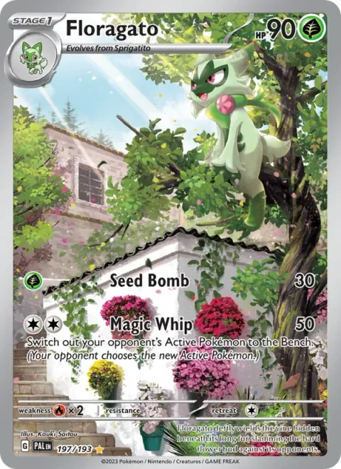Floragato [Seed Bomb | Magic Whip]