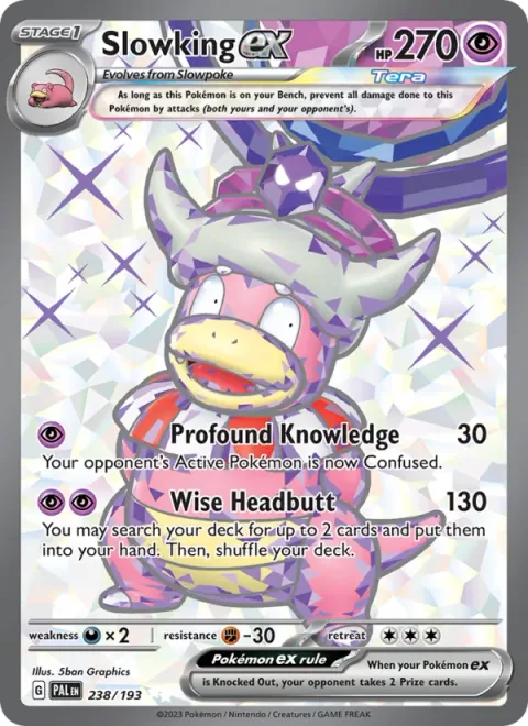 Slowking ex [Profound Knowledge | Wise Headbutt]