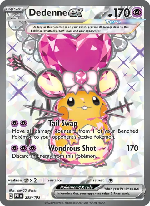 Dedenne ex [Tail Swap | Wondrous Shot]