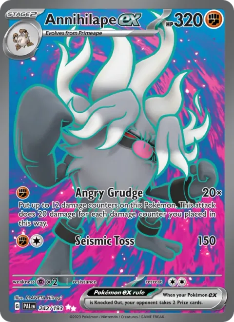 Annihilape ex [Angry Grudge | Seismic Toss]