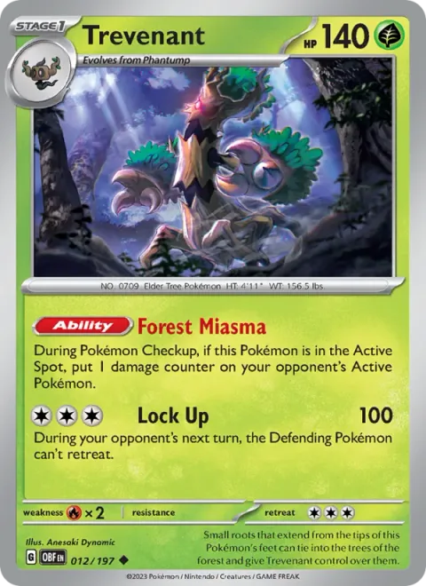 Trevenant [Forest Miasma | Lock Up]