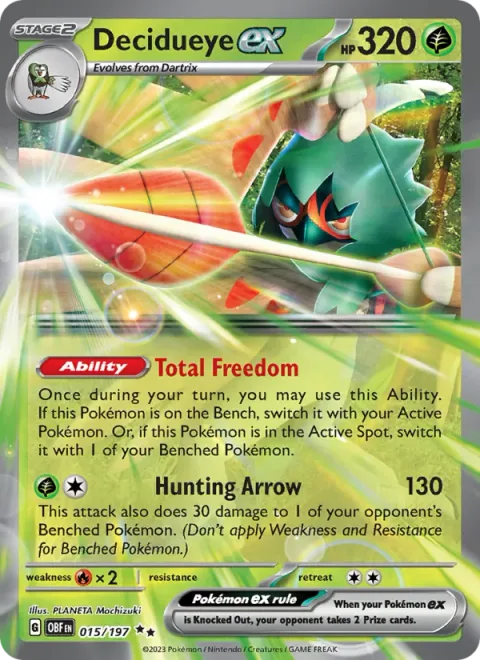 Decidueye ex [Total Freedom | Hunting Arrow]