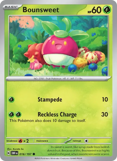 Bounsweet [Stampede | Reckless Charge]