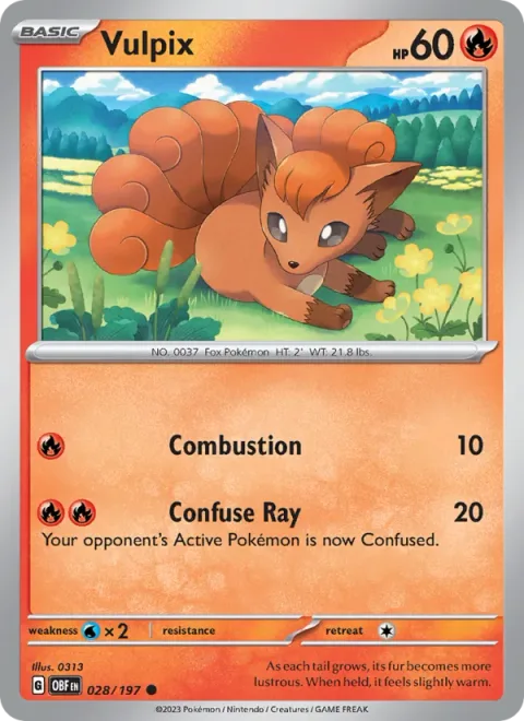 Vulpix [Combustion | Confuse Ray]