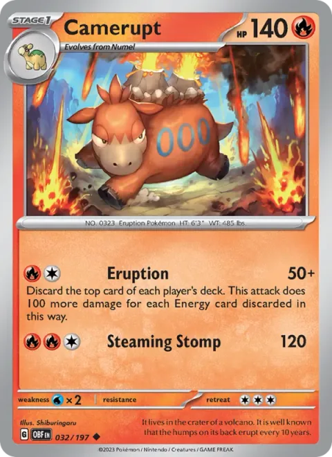 Camerupt [Eruption | Steaming Stomp]