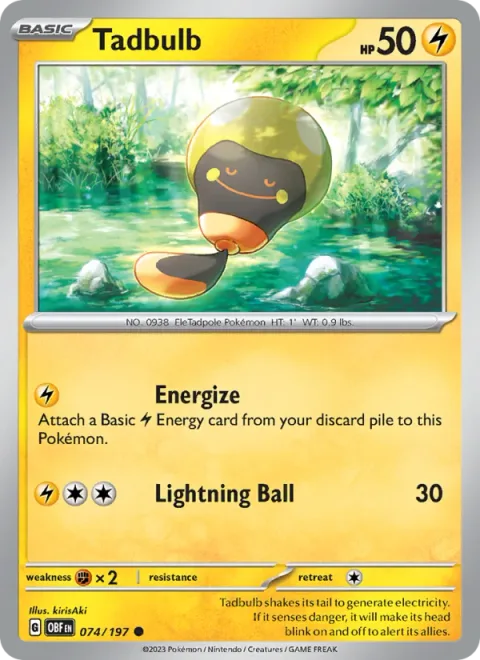 Tadbulb [Energize | Lightning Ball]