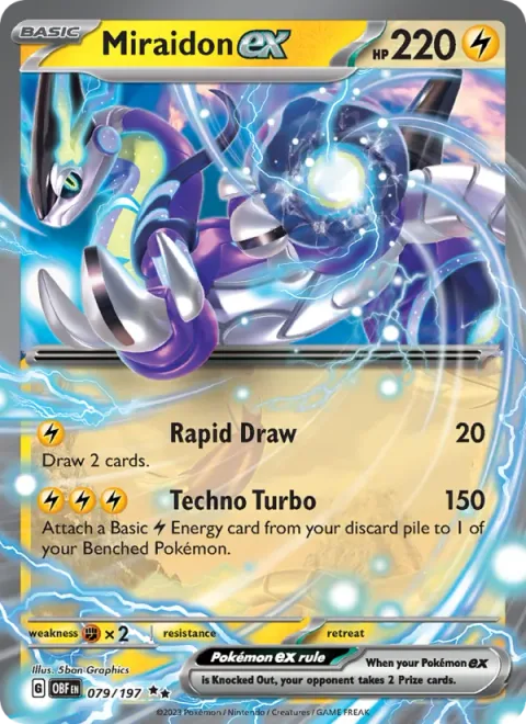 Miraidon ex [Rapid Draw | Techno Turbo]