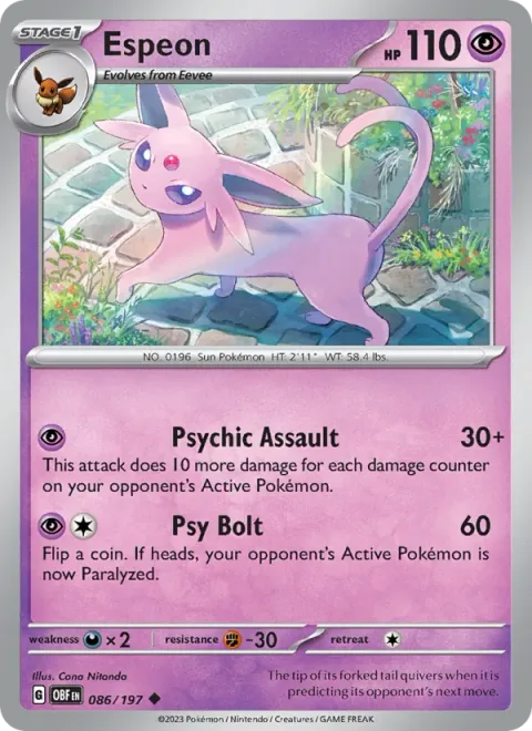 Espeon [Psychic Assault | Psy Bolt]