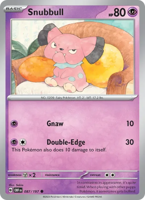Snubbull [Gnaw | Double-Edge]