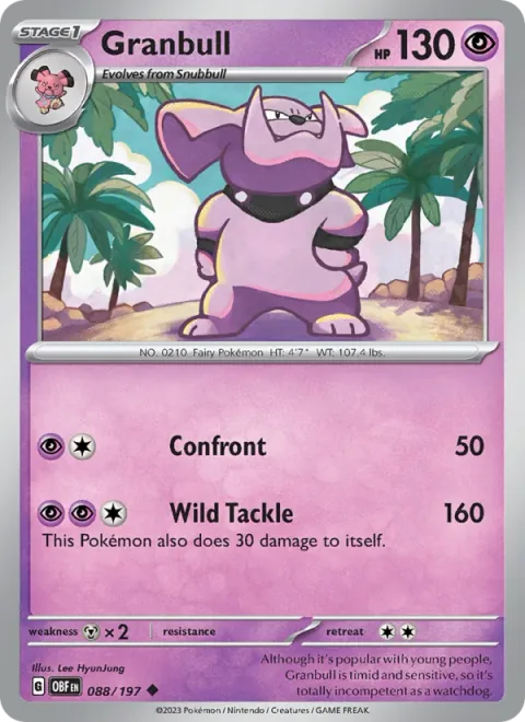 Granbull [Confront | Wild Tackle]